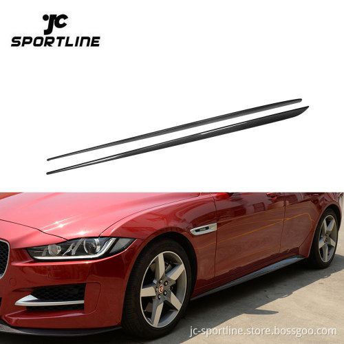 Carbon Fiber Aftermarket Side Skirts for Jaguar XE 2015-2016